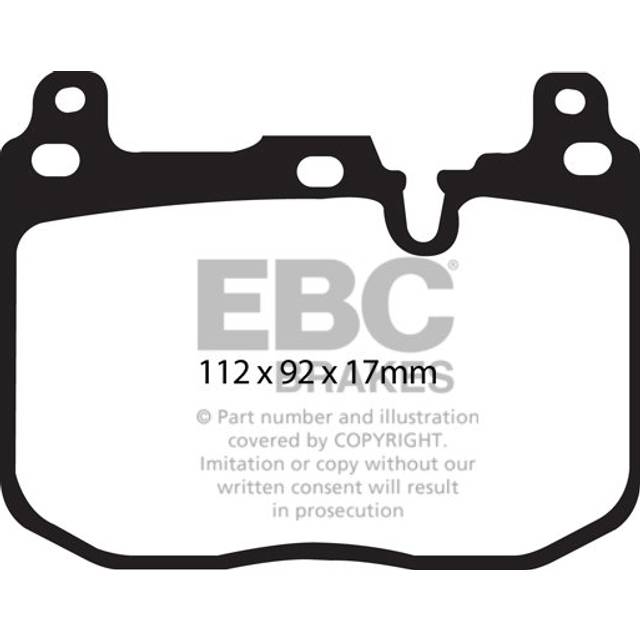 EBC Brakes Redstuff Performance Brake Pads - Front Pad Set - Brembo Calipers