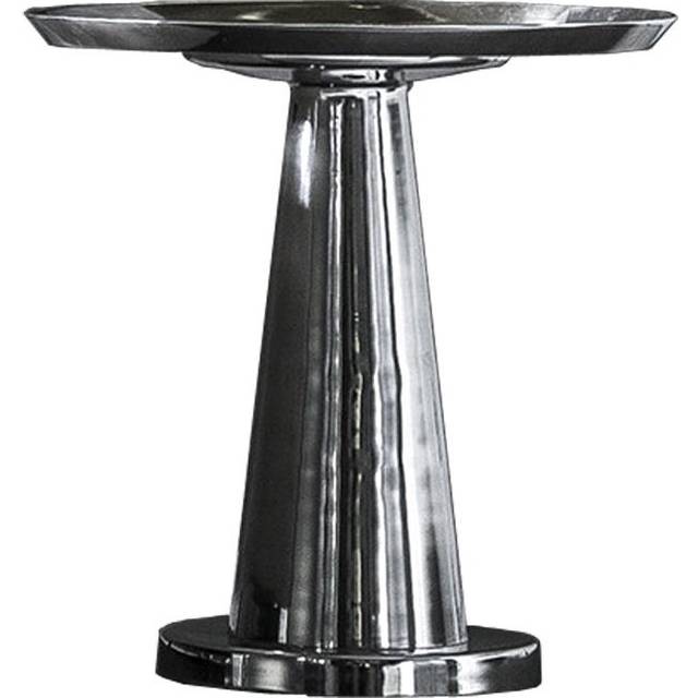 Gervasoni - Next 142 Coffee Table - aluminium/poliert/H 63cm / Ø 60cm/Fuß: Ø 35cm (63.0 x &#8960;60.0cm)