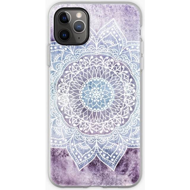 Phone Case DEEP PURPLE MANDALA for iPhone Samsung 14 13 12 11 Plus Pro Max Galaxy S23 S22 Ultra Note 20 10