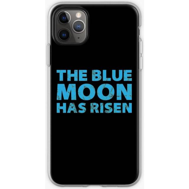 Phone Case the blue moon has risen, vintage design about blues sky fans for iPhone Samsung 14 13 12 11 Plus Pro Max Galaxy S23 S22 Ultra Note 20 10