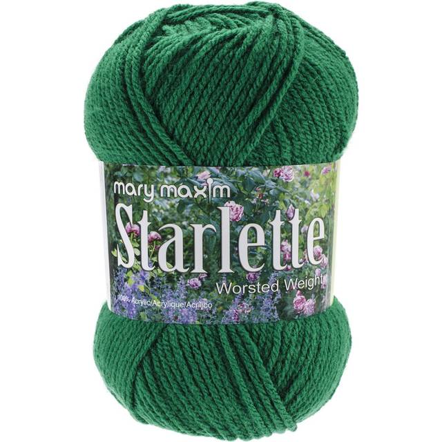 Mary Maxim Starlette Yarn  Acrylic Worsted Weight Yarn 4  Crochet Yarn  Knitting Yarn for Afghans  Blankets  Clothing  Crafts