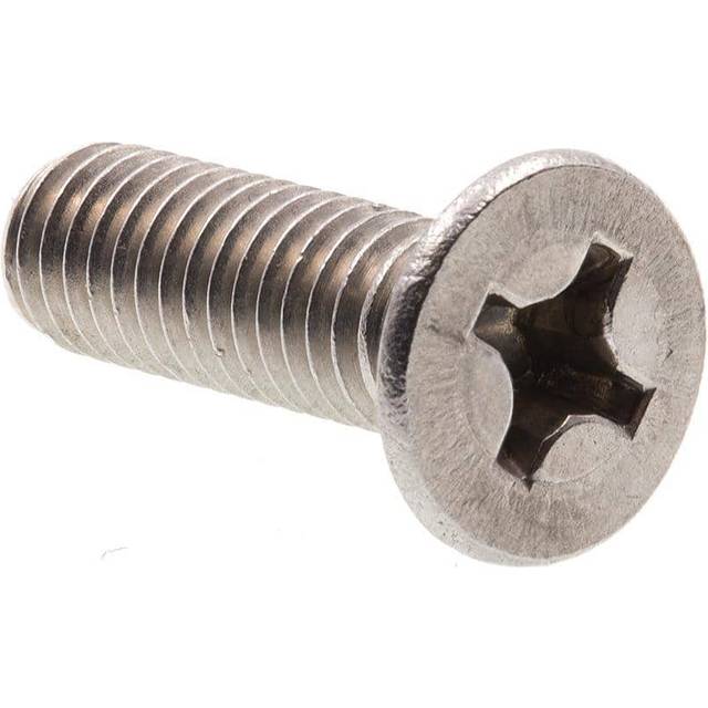 Prime-Line 9121544 Machine Screws  Metric  Flat Head  Phillips Drive  M6-1.0 X 20MM (10 Pack)
