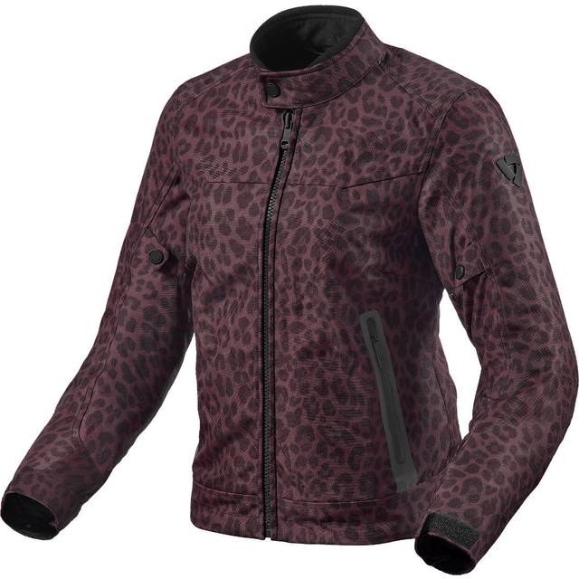 Revit Shade H2O Ladies Motorcycle Textile Jacket, red, Size XS for Women