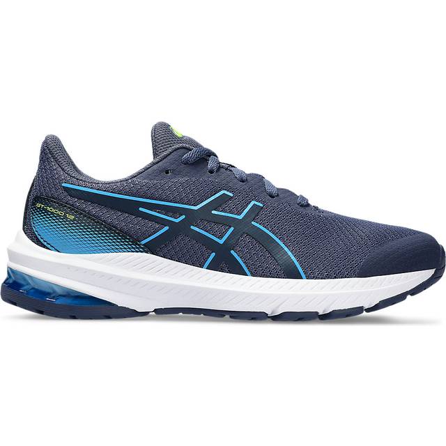 ASICS Gt-1000 12 Gs Sneaker för pojkar, Åska blå fransk blå, 32.5 EU