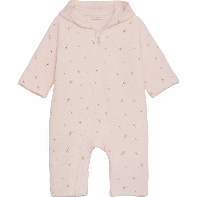 Fixoni Mönstrad Onesie Silver Peony | Rosa | 86 cm
