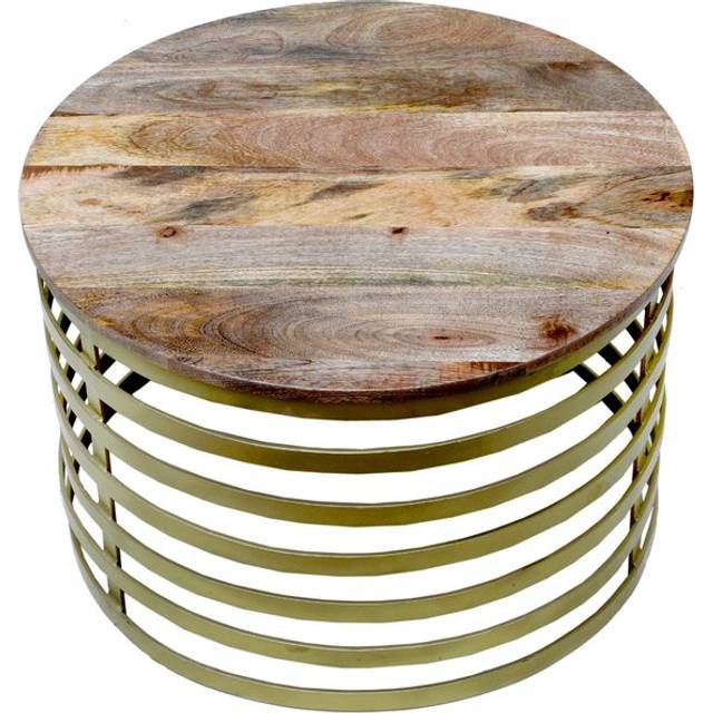 Durham Frame Coffee Table - Gold (40cm H X 60cm W X 60cm D)