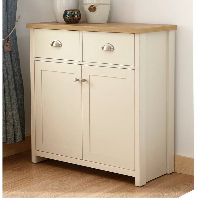 Kerry Sideboard - Cream (81cm H X 79cm W X 35cm D)