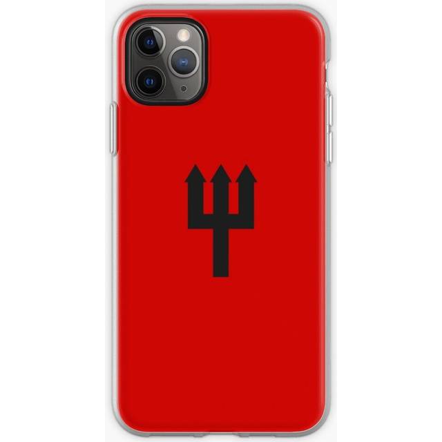 Phone Case United Trident Design Red Black for iPhone Samsung 14 13 12 11 Plus Pro Max Galaxy S23 S22 Ultra Note 20 10
