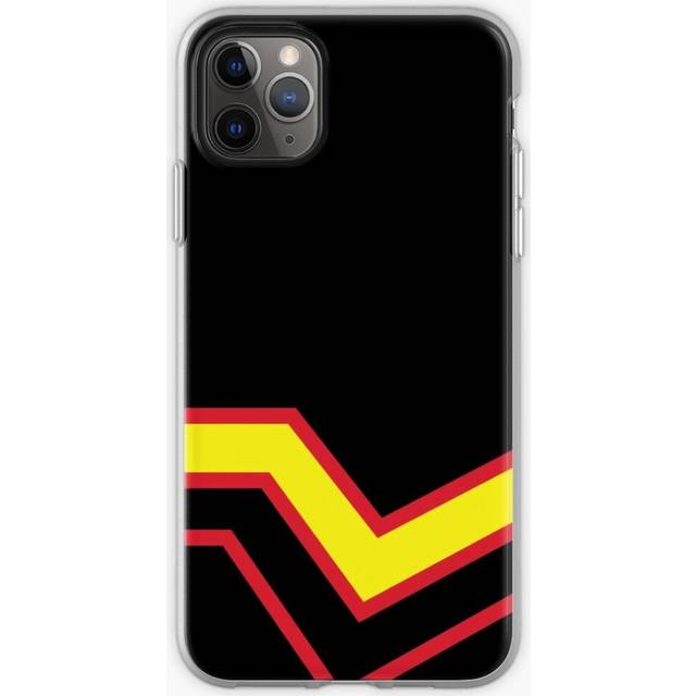 Phone Case Black Red Yellow Stripe Rubber Latex Pride Flag for iPhone Samsung 14 13 12 11 Plus Pro Max Galaxy S23 S22 Ultra Note 20 10