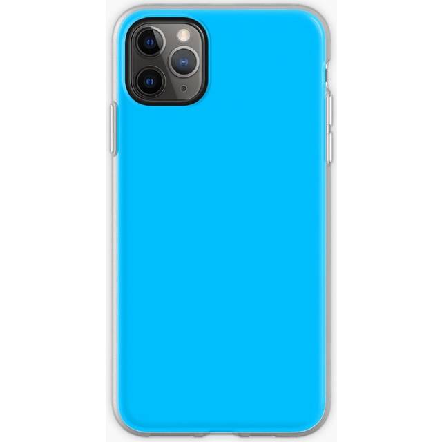 Phone Case color deep sky blue for iPhone Samsung 14 13 12 11 Plus Pro Max Galaxy S23 S22 Ultra Note 20 10
