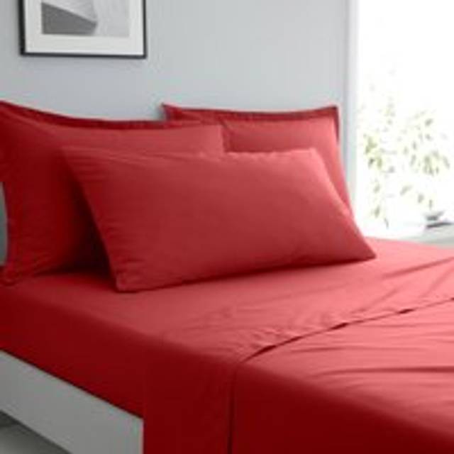 Pure Cotton Body Pillowcase - Red