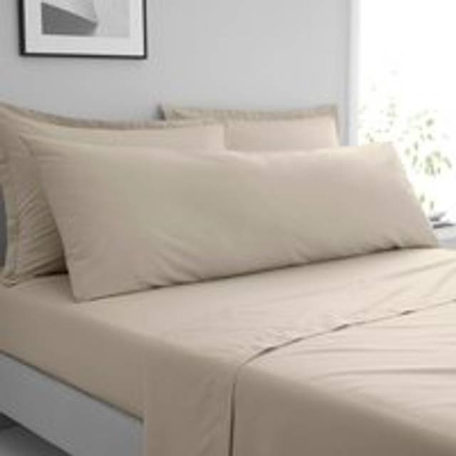 Pure Cotton Large Body Pillowcase - Natural