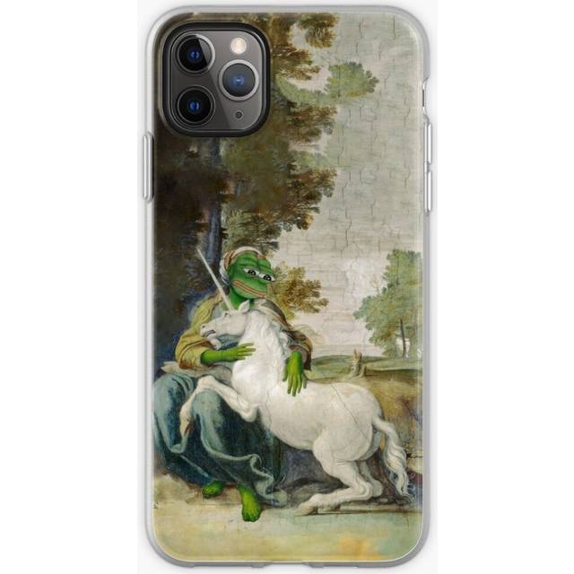 Phone Case Medieval Unicorn And Girl Pepe Title The Frog Domenichino Pal Farnese for iPhone Samsung 14 13 12 11 Plus Pro Max Galaxy S23 Ultra Note 20