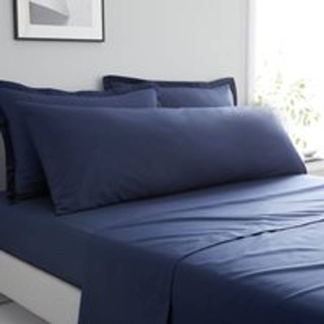 Pure Cotton Large Body Pillowcase - Luxe Navy