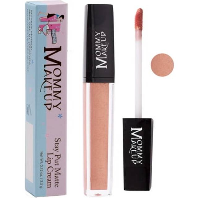Mommy Makeup Stay Put Matte Lip Cream | Kiss Proof Lipstick in Farrah (A Shimmering Copper Rose) Transfer Proof  Smudge Proof  Waterproof  Non Drying