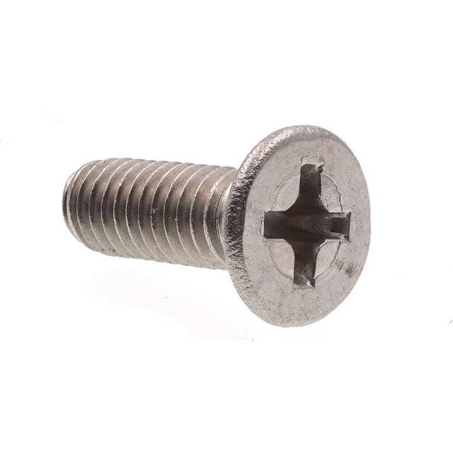 Prime-Line 9121152 Machine Screws  Metric  Flat Head  Phillips Drive  M4-0.7 X 12MM  Grade A2-70 Stainless Steel (10 Pack)