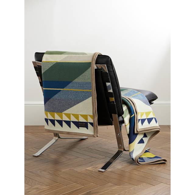 Pendleton - Fossil Springs Wool-Blend Jacquard Blanket - Men - Blue