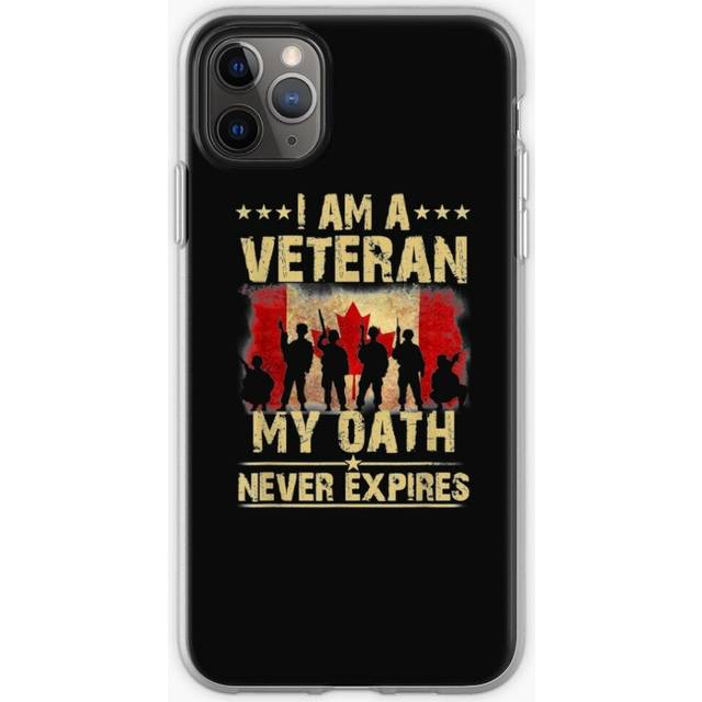 Phone Case I Am A Veteran My Oather Never Expires Fathers Day Canada65 for iPhone Samsung 14 13 12 11 Plus Pro Max Galaxy S23 S22 Ultra Note 20 10