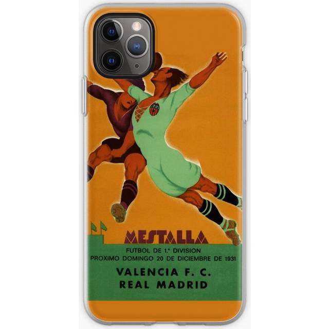 Phone Case Vintage Spanish Futbol Soccer Championship sport ad for iPhone Samsung 14 13 12 11 Plus Pro Max Galaxy S23 S22 Ultra Note 20 10