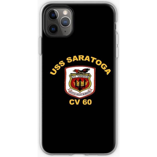 Phone Case USS Saratoga (CV CVA CVB 60) Crest for Dark Colors for iPhone Samsung 14 13 12 11 Plus Pro Max Galaxy S23 S22 Ultra Note 20 10