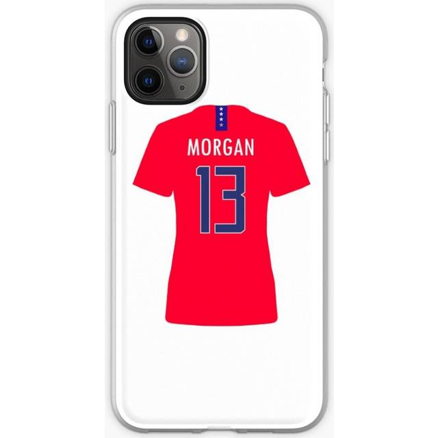 Phone Case Alex Morgan Red USWNT Jersey for iPhone Samsung 14 13 12 11 Plus Pro Max Galaxy S23 S22 Ultra Note 20 10