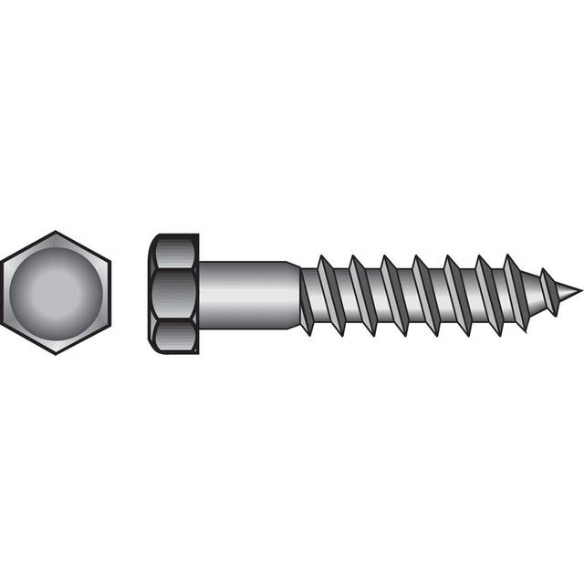 Hillman 832040 5/16 x 3-Inch Stainless Steel Hex Lag Screws  25-Pack