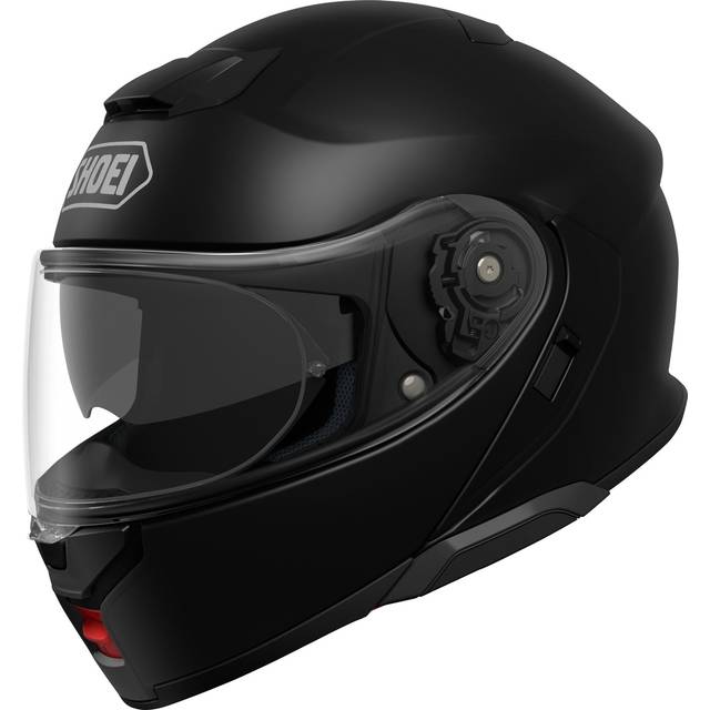 Shoei Neotec 3 Plain Motorcycle Helmet - 2X-Large (63-64cm) - Gloss Black, Black
