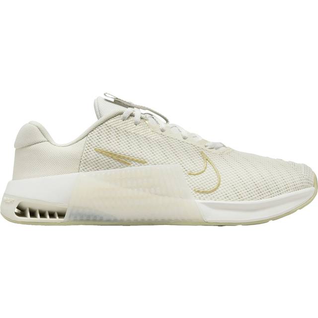 Nike Metcon 9 Premium Sea Glass Metallic Gold Women Sneakers White Summit-White Olive-Aura FJ1571-001 37.5