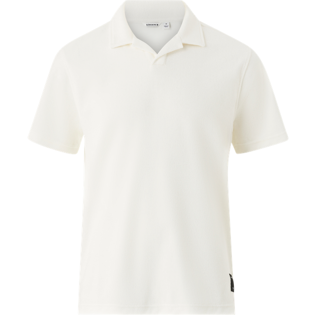 Borg Toweling Pool Polo Herr, Egret, S
