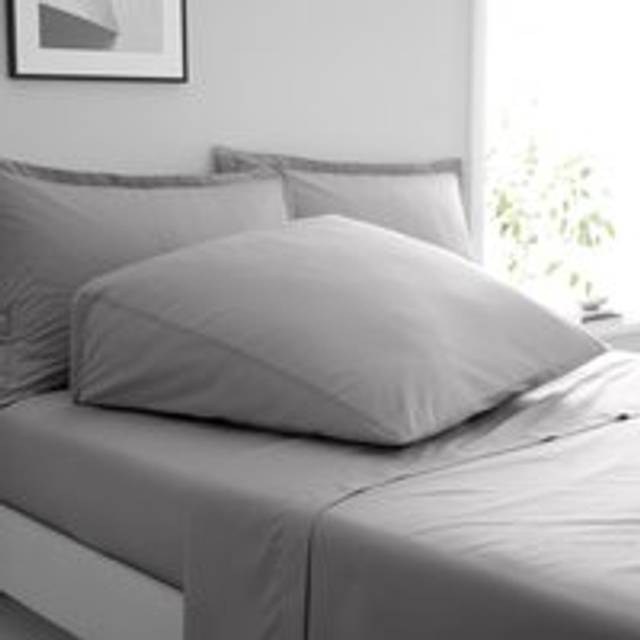 Pure Cotton Wedge Pillowcase - Dove