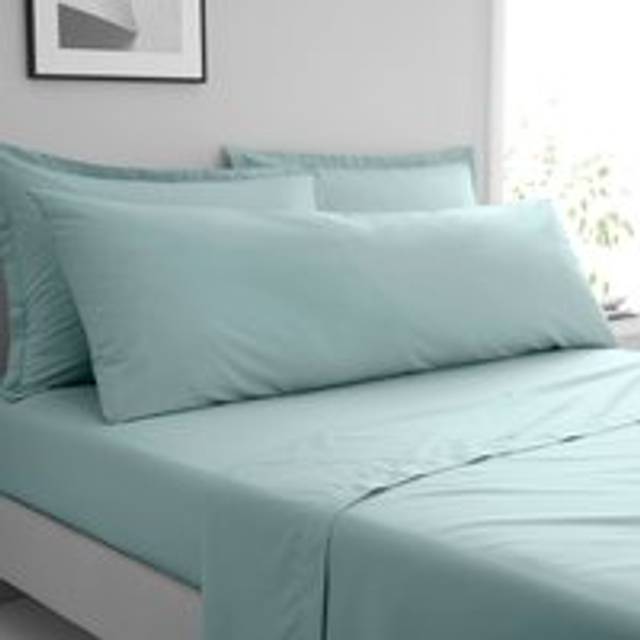 Pure Cotton Large Body Pillowcase - Duck Egg
