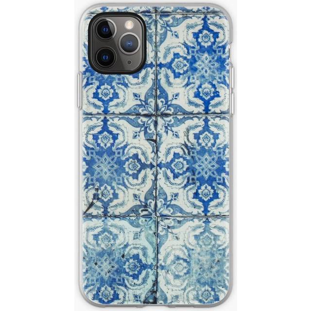 Phone Case Antique Vintage Portuguese Tiles Pattern Azulejo for iPhone Samsung 14 13 12 11 Plus Pro Max Galaxy S23 S22 Ultra Note 20 10