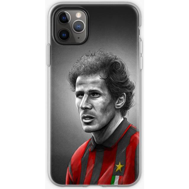 Phone Case Franco Baresi AC Milan Serie A Football Artwork for iPhone Samsung 14 13 12 11 Plus Pro Max Galaxy S23 S22 Ultra Note 20 10