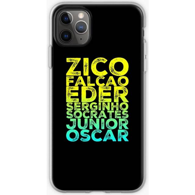 Phone Case Brazil 1982 zico socrates eder best team never to win world cup for iPhone Samsung 14 13 12 11 Plus Pro Max Galaxy S23 S22 Ultra Note 20 10