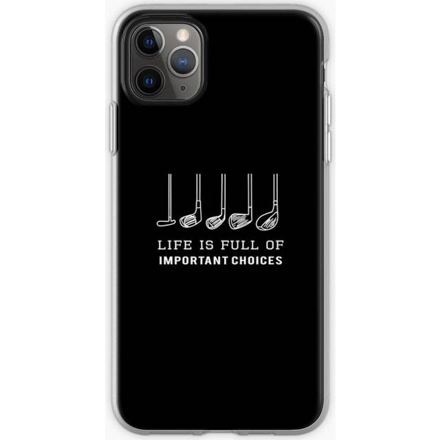 Phone Case Funny Life is Full of Important Choices Golf Gift for Golfers for iPhone Samsung 14 13 12 11 Plus Pro Max Galaxy S23 S22 Ultra Note 20 10