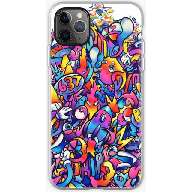 Phone Case K Y O T O D R E A M S Copic Marker Doodle for iPhone Samsung 14 13 12 11 Plus Pro Max Galaxy S23 S22 Ultra Note 20 10