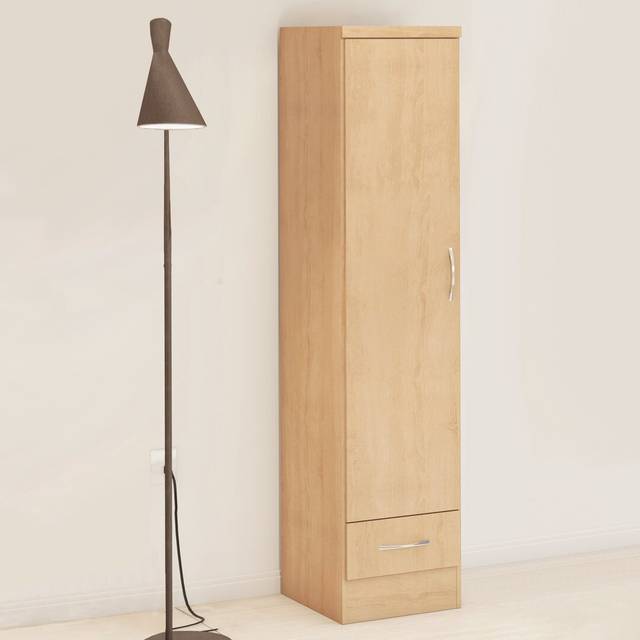 Cascio 1 Door Wardrobe - Natural (182.5cm H X 40cm W)