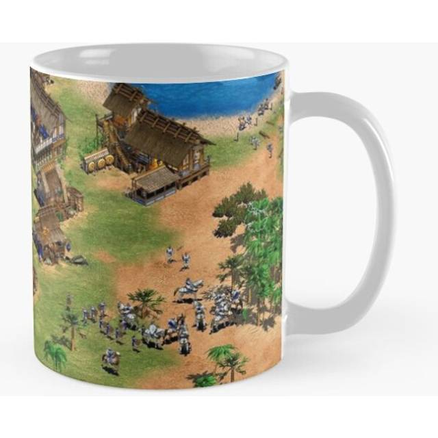 Mugs 11oz Age of Empires 2 In-Game Coffee Ceramic Mug Funny Anniversary Novelty Christmas Gift