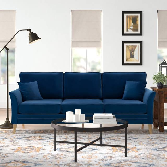 Avildsen 3 Seater Sofa - Riviera Navy Blue (85cm H X 202cm W X 92cm D)