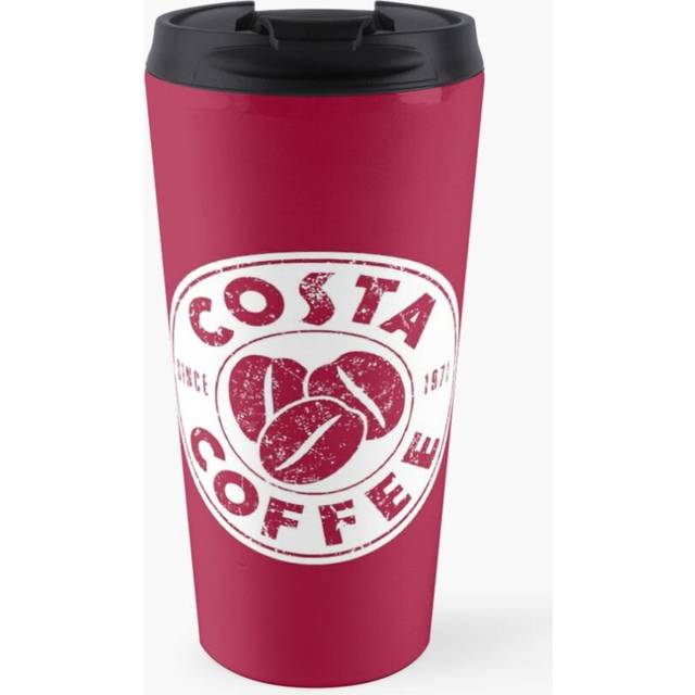 Insulated Travel Coffee Mug Costa UK Coffee Chain Logo design  Stainless Steel Cup Tumbler 17oz