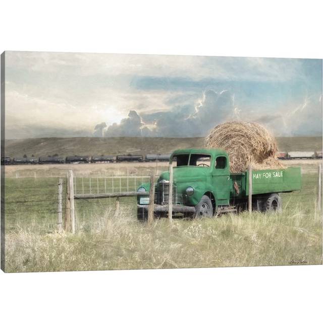 Hay for Sale by Lori Deiter - Wrapped Canvas Art Prints (20.32cm H x 30.48cm W x 1.91cm D)