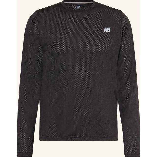 Long Sleeve Shirt New Balance Athletics Black, Size S