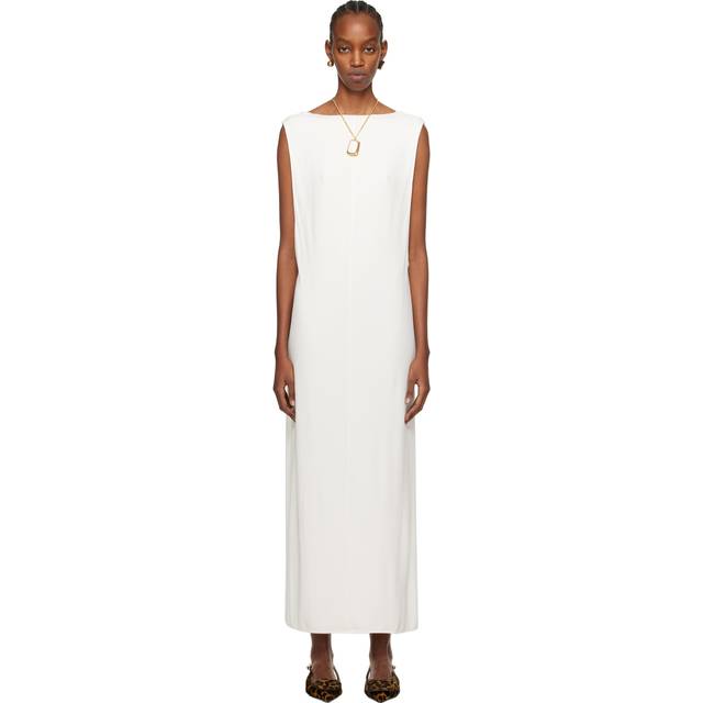 La robe Capa dos nu - Blanc - 38