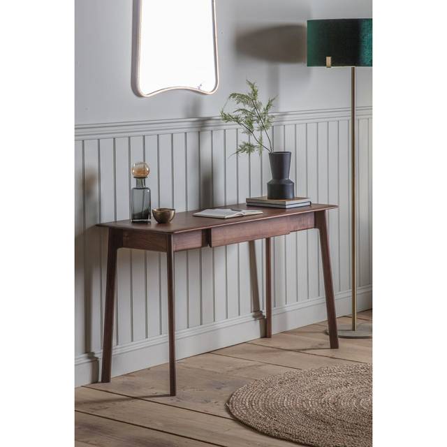 Corrigan Studio Cade Desk Walnut 77cm H X 130cm W X 50cm D
