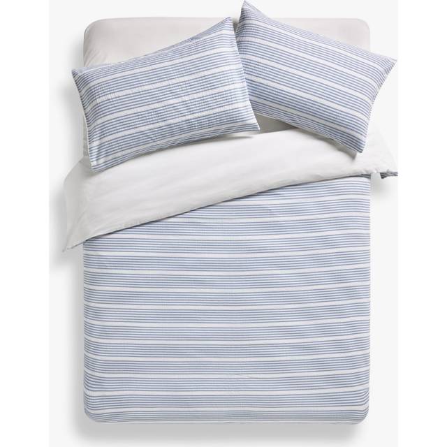 John Lewis Pacific Stripe Seersucker Duvet Cover Set
