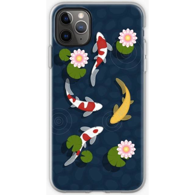 Phone Case Japanese Koi Fish Pond for iPhone Samsung 14 13 12 11 Plus Pro Max Galaxy S23 S22 Ultra Note 20 10