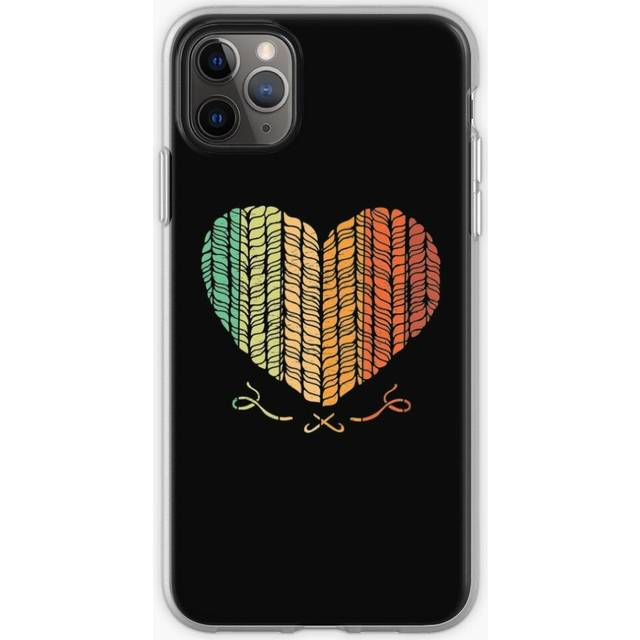 Phone Case Crochet Retro Sunset Hook for a Knitting Hobby Crocheting for iPhone Samsung 14 13 12 11 Plus Pro Max Galaxy S23 S22 Ultra Note 20 10