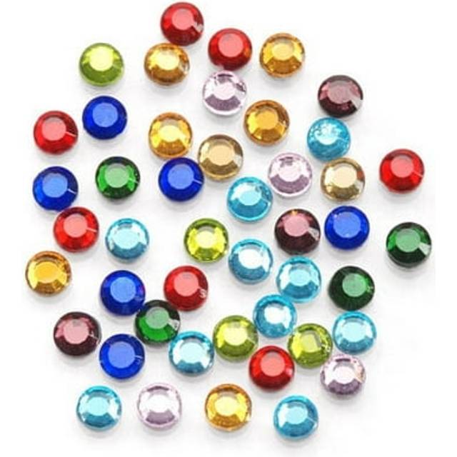 Rhinestone Setter Hot-Fix Embellishments 4mm 750/Pkg-Multi Glass Stone