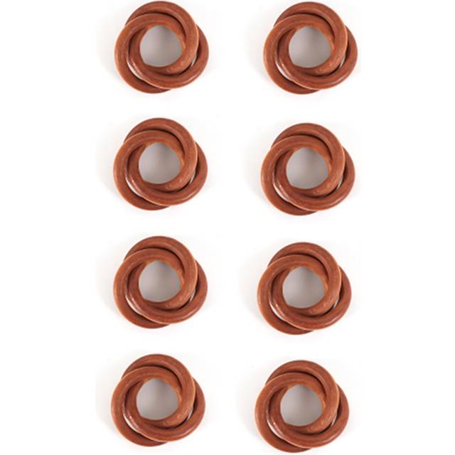 Three-Ring Napkin Rings, Handcuff Serviette Ring, for Party 8Pcs