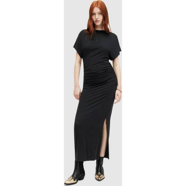 Black Natalie Batwing Maxi Dress (10)